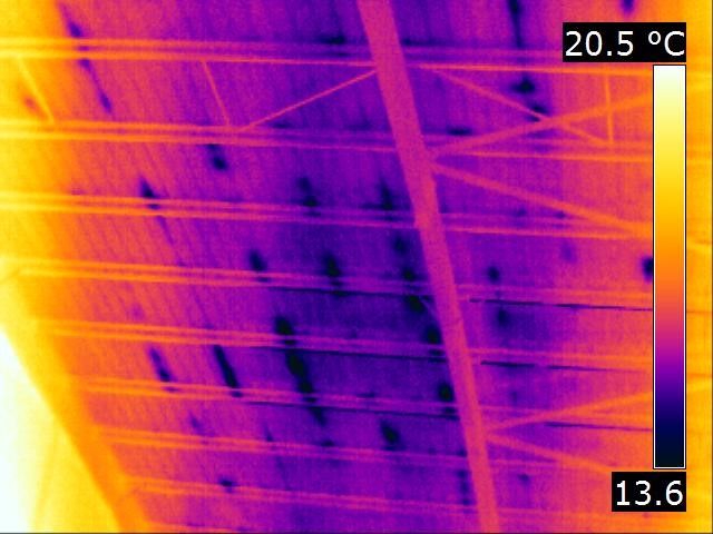 thermal imaging survey to Flat roof