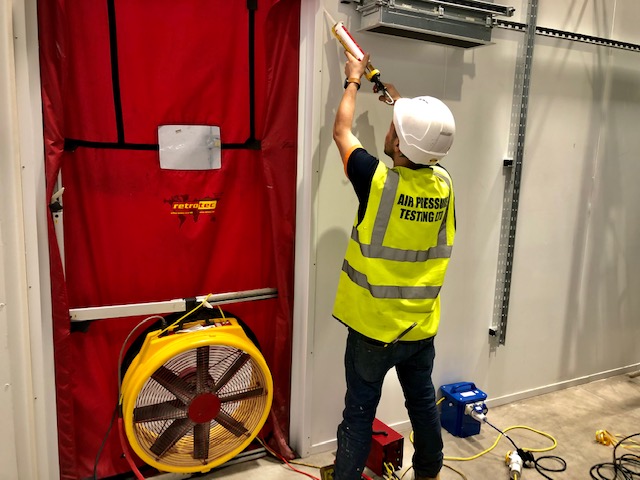 Blower-Door-Test-To-Commercial-Building