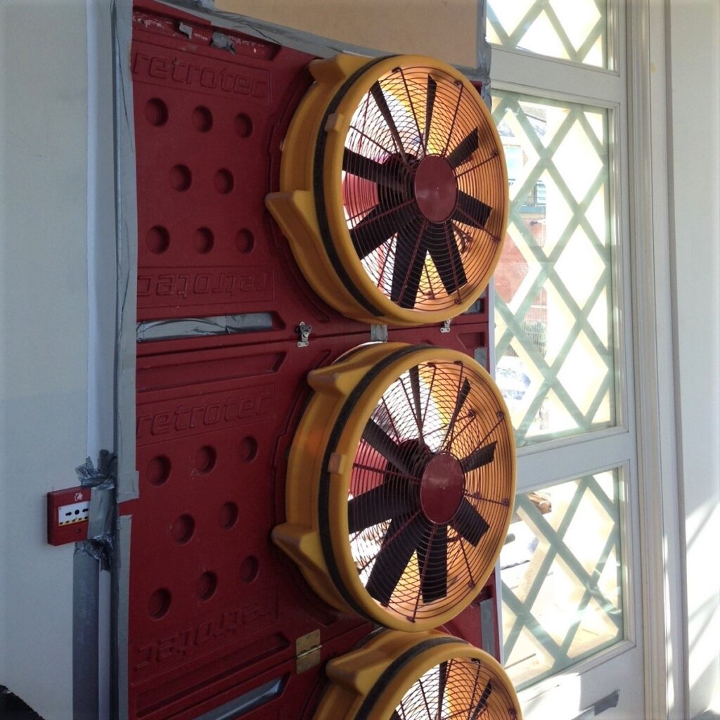 Commercial-Three-Fan-Airtightness-Test-